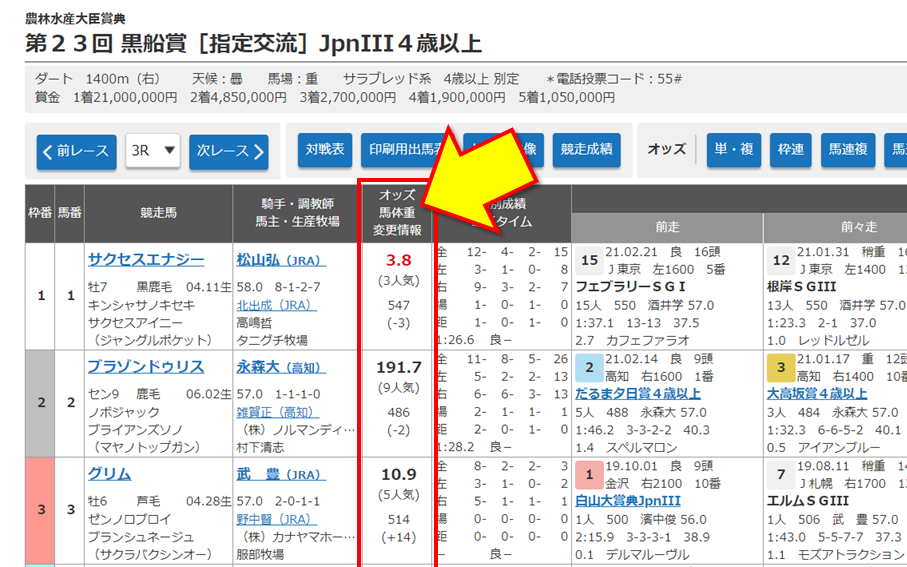 レースを予想する Let 地方競馬 地方競馬情報サイト