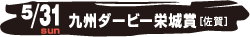 5/31日（日） 九州ダービー栄城賞[佐賀]