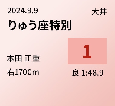 りゅう座特別 1位