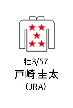 牡3 / 57 / 戸崎 圭太（JRA） / なし