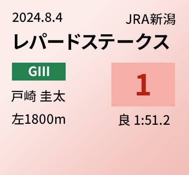レパードステークス 1位
