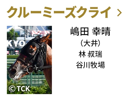 クルーミーズクライ / 嶋田 幸晴（大井） / 林 叔瑞 / 谷川牧場