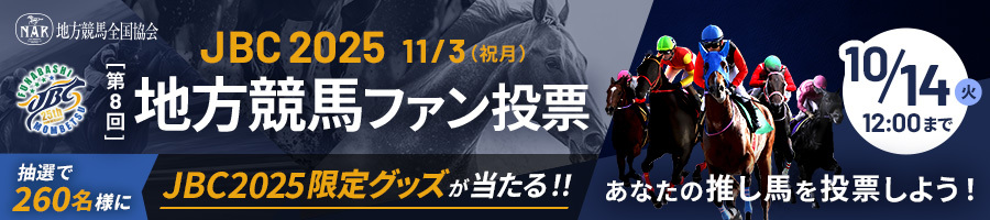 2025地方競馬ファン投票