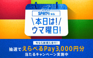 SPAT4　本日は！ウマ曜日！