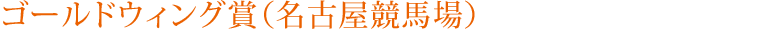 ゴールドウィング賞（名古屋競馬場）