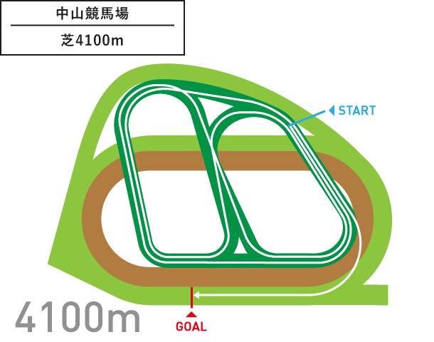 中山競馬場 芝4,100m