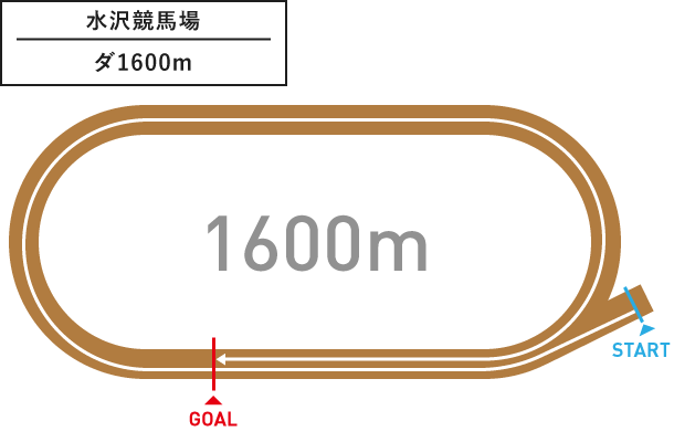 水沢競馬場 ダ1,600m