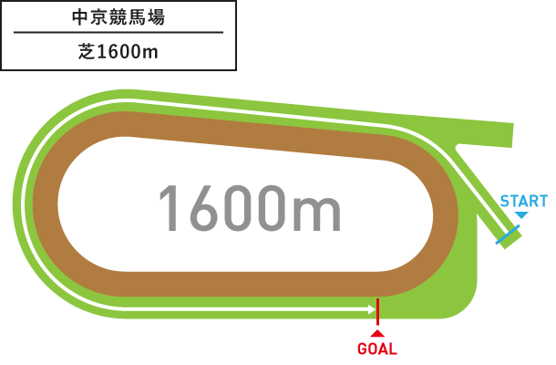 中京競馬場芝1600m