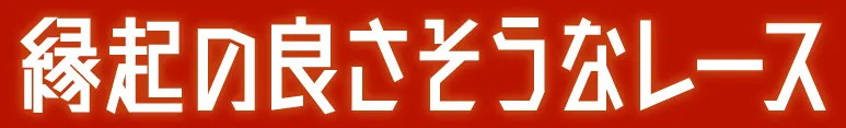 縁起の良さそうなレース