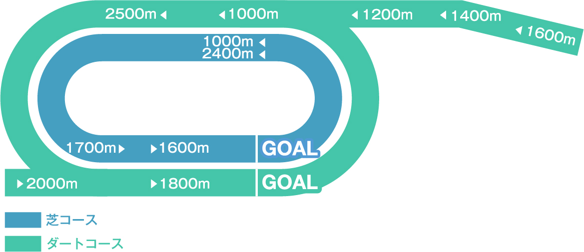 競馬場コース