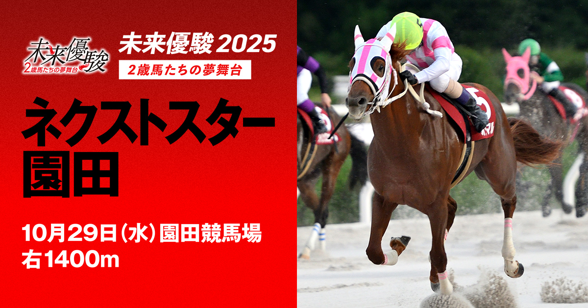 出馬表 - ネクストスター園田 | 未来優駿2025 | シリーズ競走