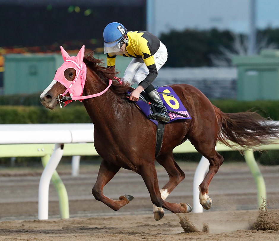 東京2歳優駿牝馬 ゴール前